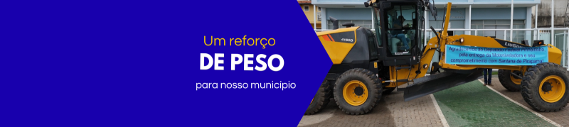 Santana de Pirapama recebe nova motoniveladora para reforçar infraestrutur...