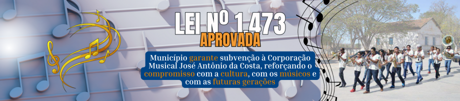 Prefeitura de Santana de Pirapama aprova Lei nº 1.473/2026 e fortalece a cultura musical do município