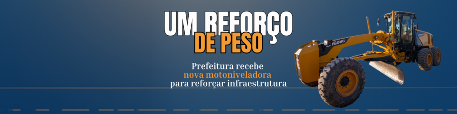 Santana de Pirapama recebe nova motoniveladora para reforçar infraestrutura no município 
