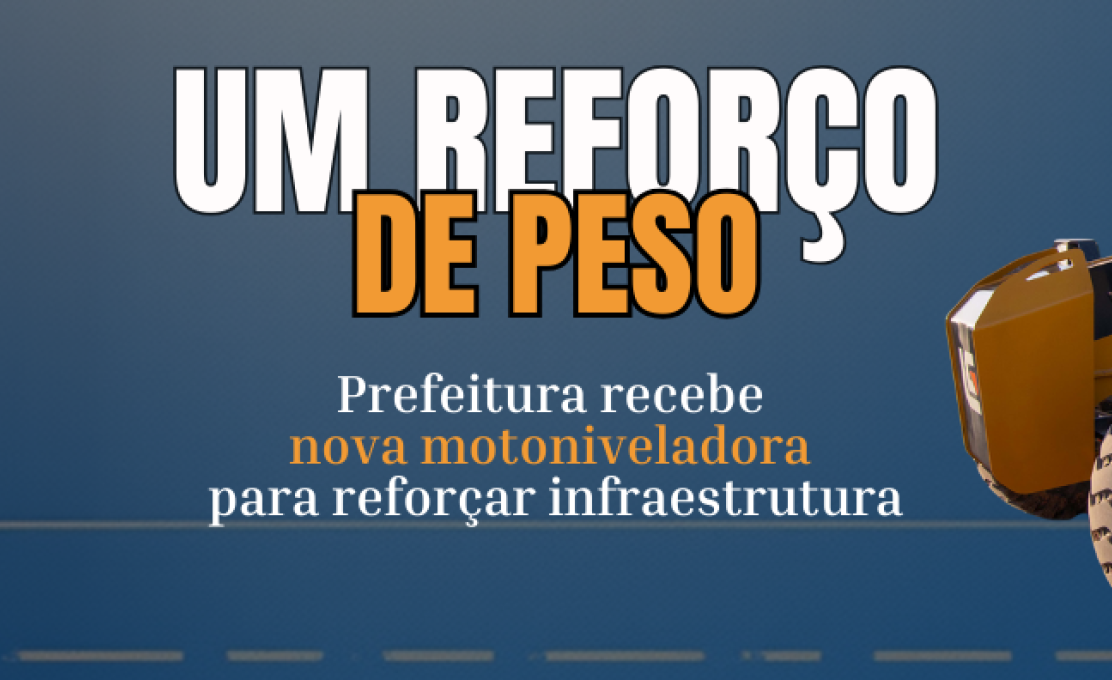Santana de Pirapama recebe nova motoniveladora para reforçar infraestrutura no município 