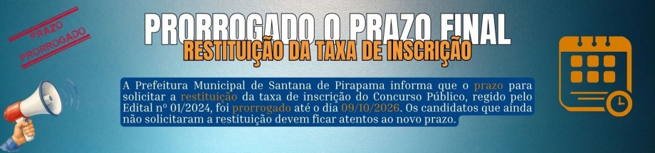 ATENÇÃO CANDIDATOS!